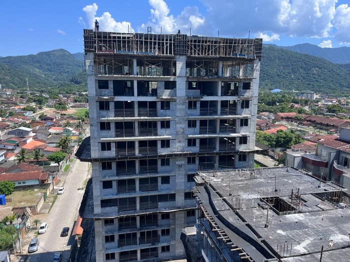 Fachada do Residencial Islas Mallorca, lançamento da LW Construtora em Caraguatatuba/SP